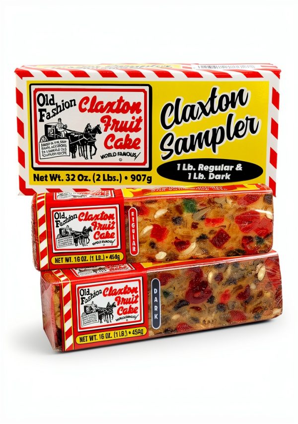 Claxton Fruit Cake Holiday Gift Packed with Fruits Nuts-0