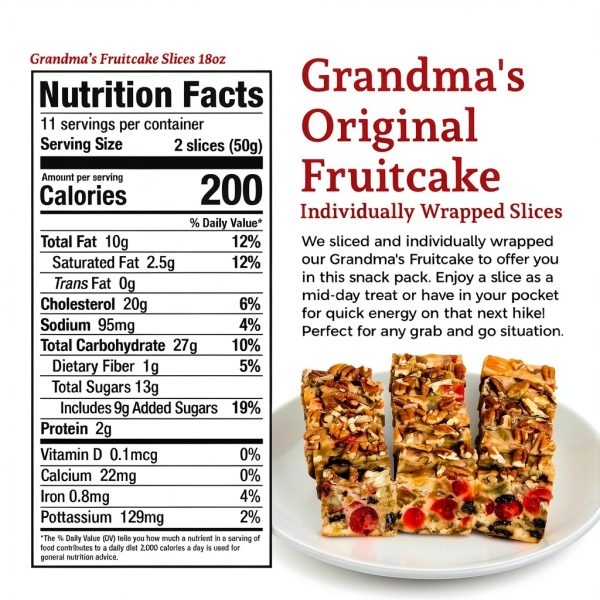 Beatrice Bakery Fruitcake with Rum Flavor Holiday Dessert-1