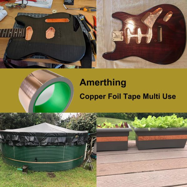 Amerthing Copper Foil Tape Conductive Adhesive EMI Shielding-5