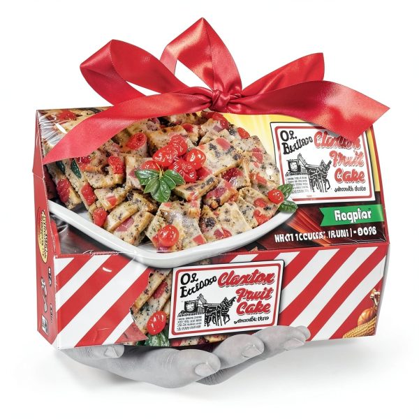 Claxton Fruit Cake Holiday Gift Packed with Fruits Nuts-5