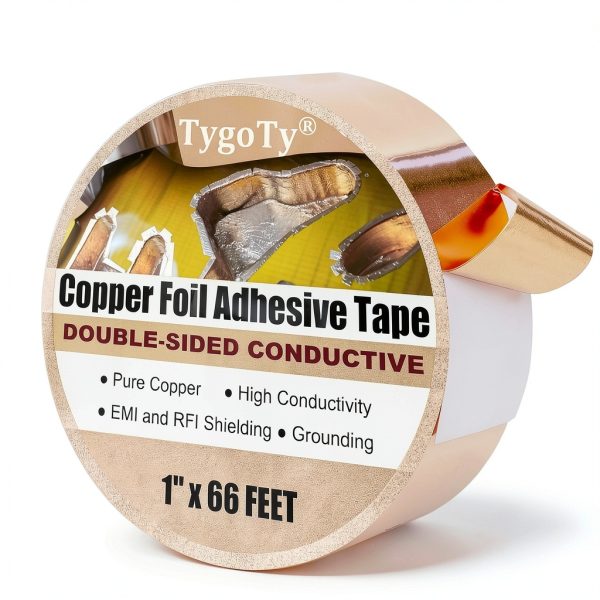 Copper Foil Tape TygoTy Conductive EMI Shielding Stained-0