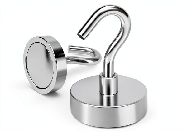 Magnetic Hooks MIKEDE 10 Pack Heavy Duty 85lb Capacity Silver-4