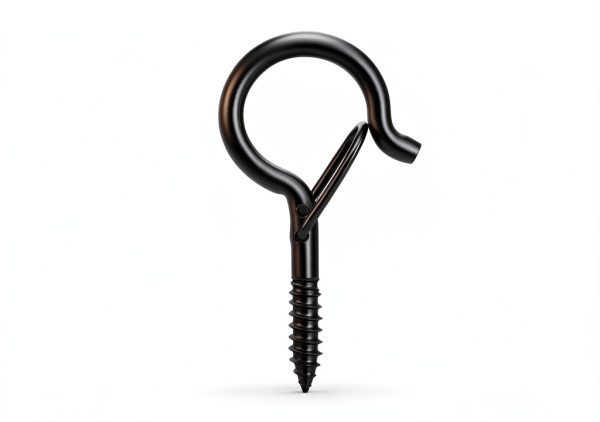 Q Hanger Hooks 36 black steel safety buckles screw-in hooks-4