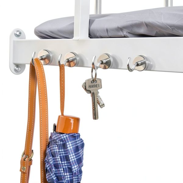 Magnetic Hooks MIKEDE 10 Pack Heavy Duty 85lb Capacity Silver-5