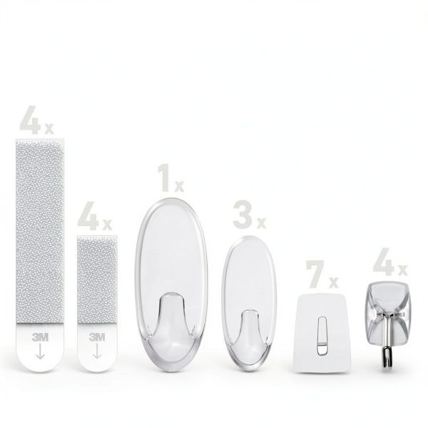 Command Clear Variety Pack 3M Hooks - Hangers, Wire & Wall Hooks-2
