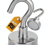 DIYMAG Magnetic Hooks, 30lbs+ Magnet Hook 2026 Cruise Cabin Ship Essentials Heavy Duty Strong Magnets Refrigerator Fridge Hanging for Classroom Beach Vacation Kitchen Grills Home 20 Pack (Silver)-0